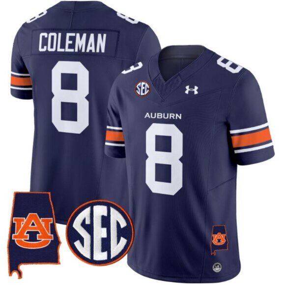 Other - ✅Mens Kids Youths Cam Coleman Stitched Jersey Navy Vapor